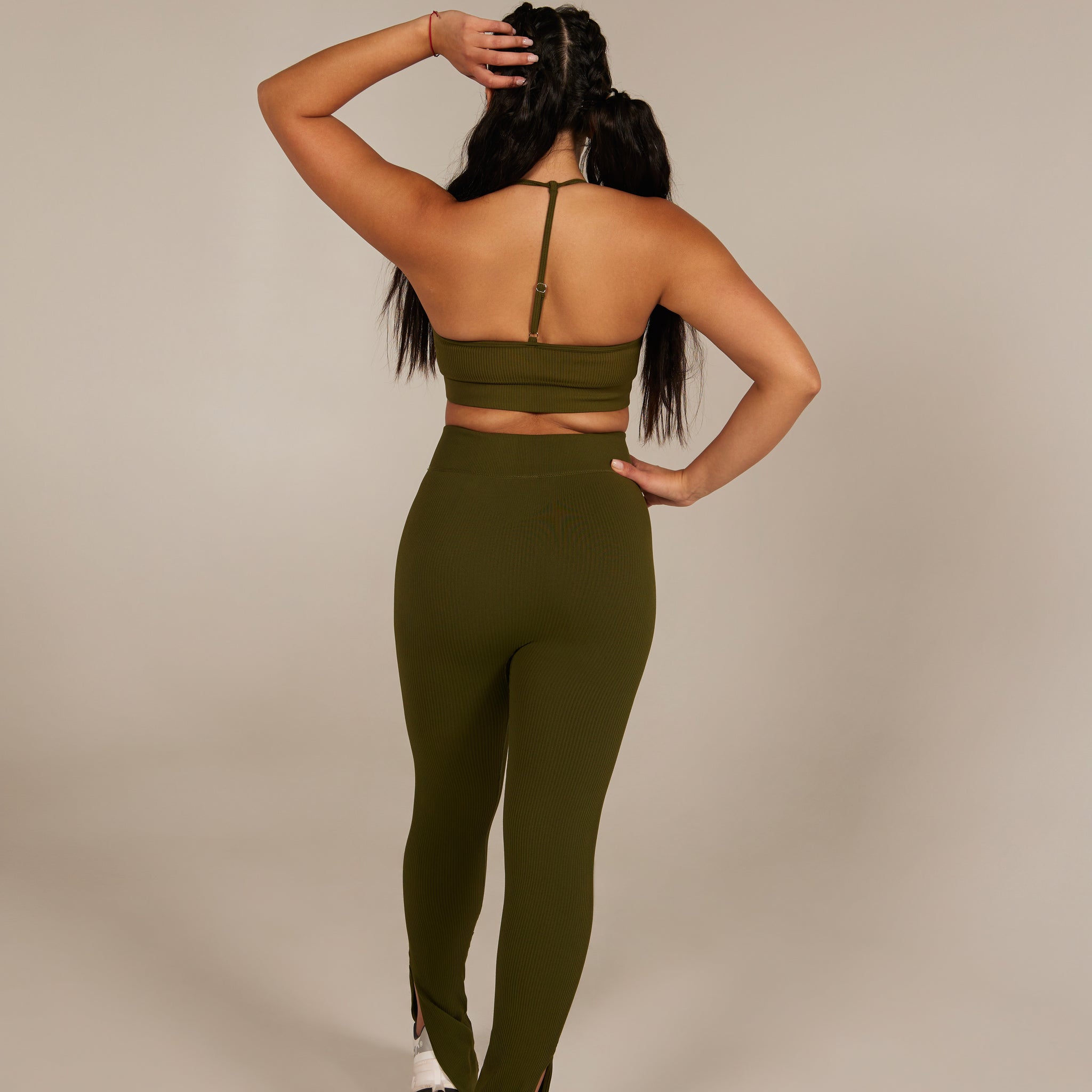 Goddess Cassandra Seamless Top Army green